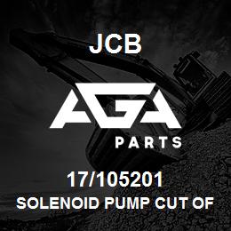 17/105201 JCB SOLENOID PUMP CUT OFFMSS OPTIONREPLACED BY1 71630255 | AGA Parts
