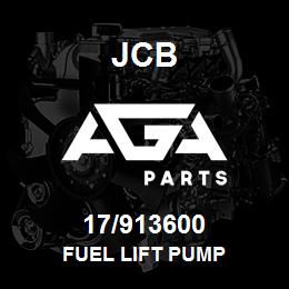 17/913600 JCB FUEL LIFT PUMP | AGA Parts