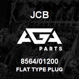 8564/01200 JCB FLAT TYPE PLUG | AGA Parts