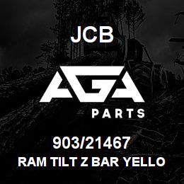 903/21467 JCB Ram tilt Z Bar Yellow | AGA Parts