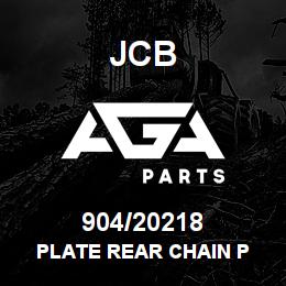 904/20218 JCB Plate Rear Chain P | AGA Parts