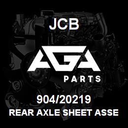 904/20219 JCB REAR AXLE SHEET ASSEMBLY | AGA Parts