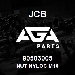 90503005 JCB Nut Nyloc M10 | AGA Parts