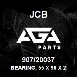 907/20037 JCB Bearing, 55 X 90 X 23 | AGA Parts
