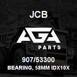 907/53300 JCB Bearing, 58mm IDx10x80mm OD | AGA Parts