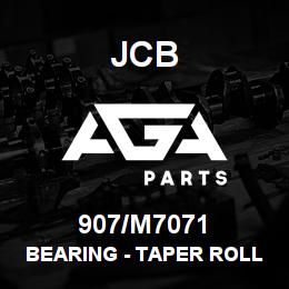 907/M7071 JCB BEARING - TAPER ROLLER | AGA Parts