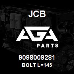 9098009281 JCB BOLT L=145 | AGA Parts