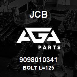 9098010341 JCB BOLT L=125 | AGA Parts