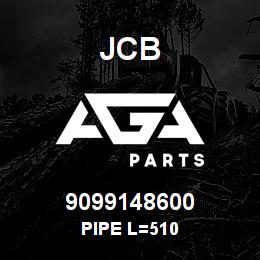 9099148600 JCB Pipe l=510 | AGA Parts