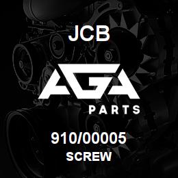 910/00005 JCB SCREW | AGA Parts