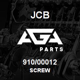910/00012 JCB SCREW | AGA Parts
