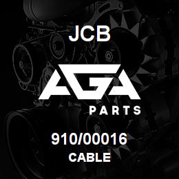910/00016 JCB CABLE | AGA Parts