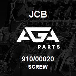 910/00020 JCB SCREW | AGA Parts