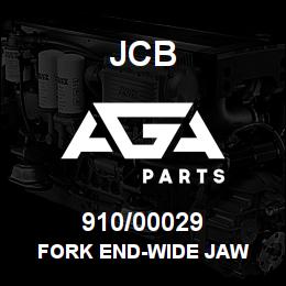 910/00029 JCB FORK END-WIDE JAW | AGA Parts