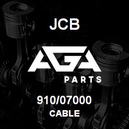 910/07000 JCB CABLE | AGA Parts