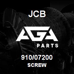 910/07200 JCB SCREW | AGA Parts