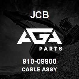 910-09800 JCB Cable Assy | AGA Parts