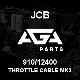 910/12400 JCB THROTTLE CABLE MK3 | AGA Parts