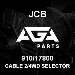 910/17800 JCB CABLE 2/4WD SELECTOR | AGA Parts