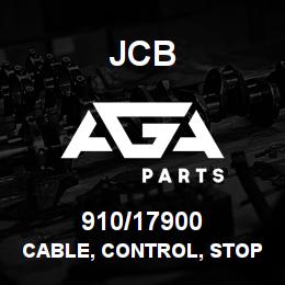 910/17900 JCB Cable, control, stop | AGA Parts