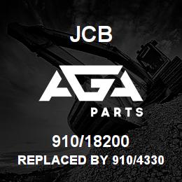 910/18200 JCB REPLACED BY 910/43300 | AGA Parts