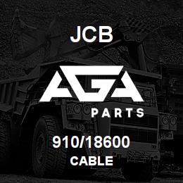 910/18600 JCB CABLE | AGA Parts