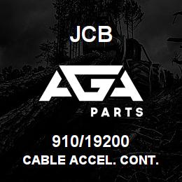 910/19200 JCB CABLE ACCEL. CONT. | AGA Parts