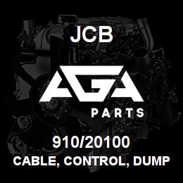 910/20100 JCB Cable, control, Dump Valve | AGA Parts