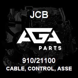 910/21100 JCB Cable, control, assembly | AGA Parts