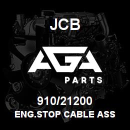 910/21200 JCB ENG.STOP CABLE ASS | AGA Parts
