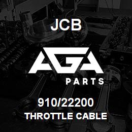 910/22200 JCB THROTTLE CABLE | AGA Parts