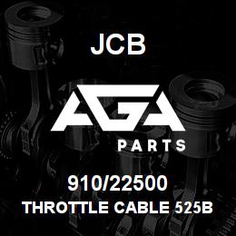 910/22500 JCB THROTTLE CABLE 525B | AGA Parts
