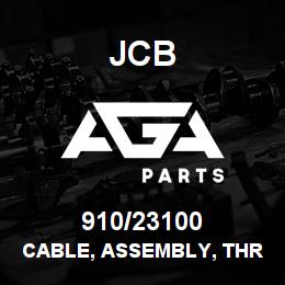 910/23100 JCB Cable, assembly, Throttle | AGA Parts