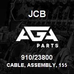 910/23800 JCB Cable, assembly, 1550mm Long | AGA Parts
