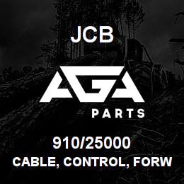 910/25000 JCB Cable, control, Forward/Reverse | AGA Parts