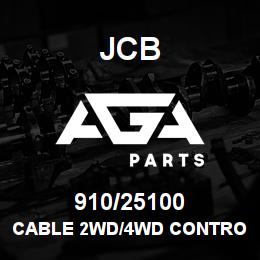 910/25100 JCB CABLE 2WD/4WD CONTROL | AGA Parts