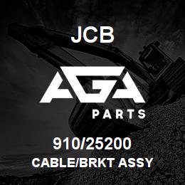 910/25200 JCB CABLE/BRKT ASSY | AGA Parts