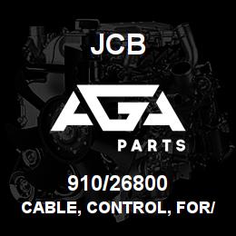 910/26800 JCB Cable, control, for/rev | AGA Parts