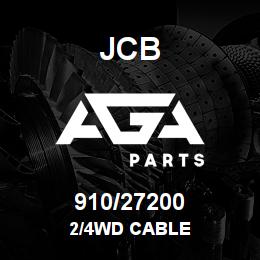 910/27200 JCB 2/4WD CABLE | AGA Parts
