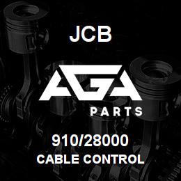 910/28000 JCB Cable control | AGA Parts