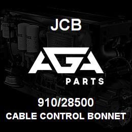 910/28500 JCB Cable control bonnet release | AGA Parts