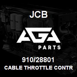 910/28801 JCB Cable throttle control Usedonlywith910/28800 | AGA Parts