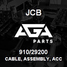 910/29200 JCB Cable, assembly, Accelerator | AGA Parts