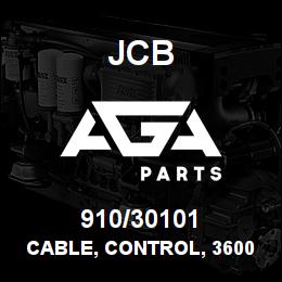 910/30101 JCB Cable, control, 3600mm | AGA Parts