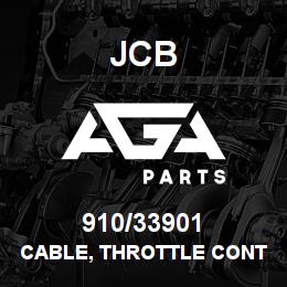 910/33901 JCB CABLE, THROTTLE CONTROL | AGA Parts