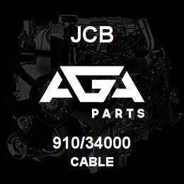 910/34000 JCB CABLE | AGA Parts