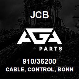 910/36200 JCB Cable, control, bonnet release | AGA Parts