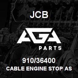 910/36400 JCB Cable engine stop assembly | AGA Parts