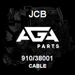 910/38001 JCB CABLE | AGA Parts