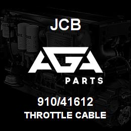 910/41612 JCB THROTTLE CABLE | AGA Parts